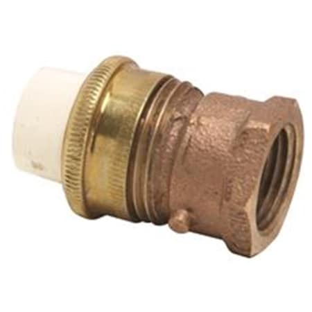 Nibco CPVC Socket Transition Fitting with Female Thread, 0.5 in. 290823